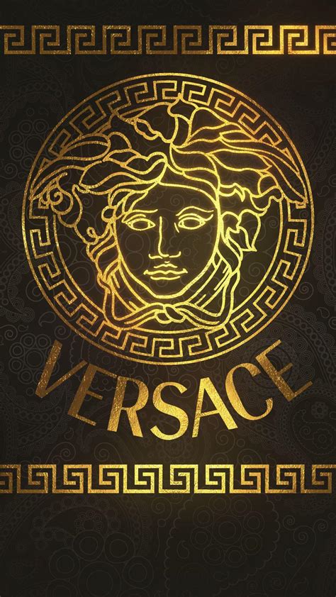 sfondi iphone versace|versace logo wallpaper 4k.